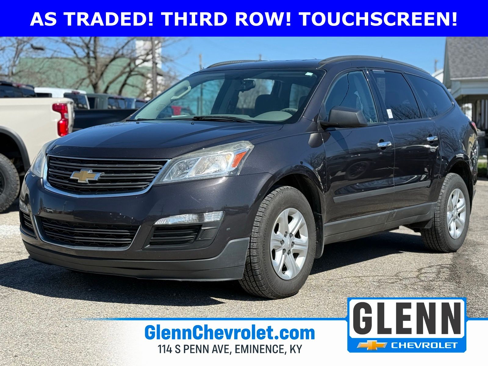 Gray (Tungsten Metallic) 2016 Chevrolet Traverse LS AWD SUV / Crossover All-Wheel Drive 6-Speed Automatic