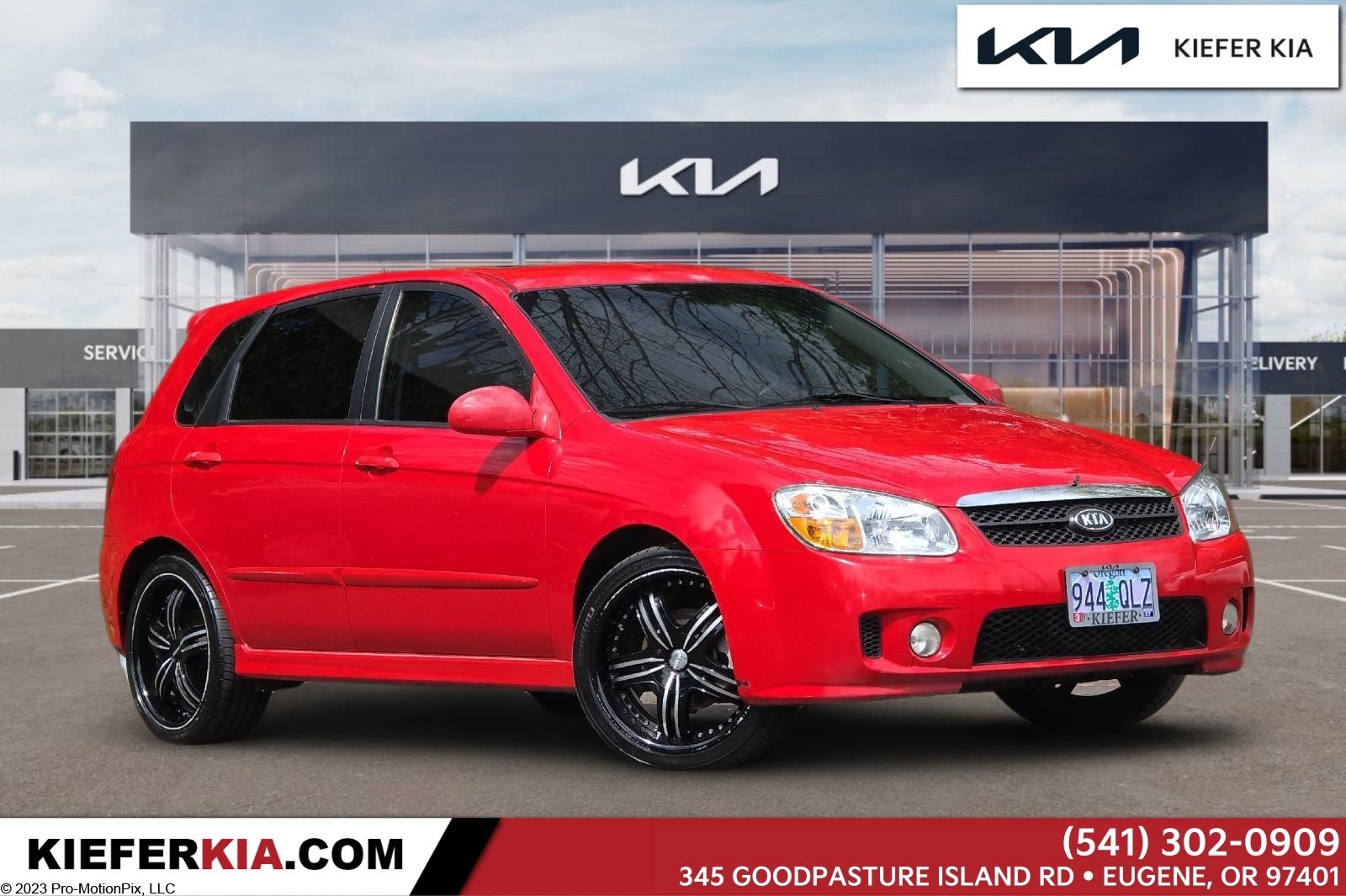Classic Red 2007 Kia Spectra Spectra5 Wagon Wagon Front-Wheel Drive 4-Speed Automatic Overdrive