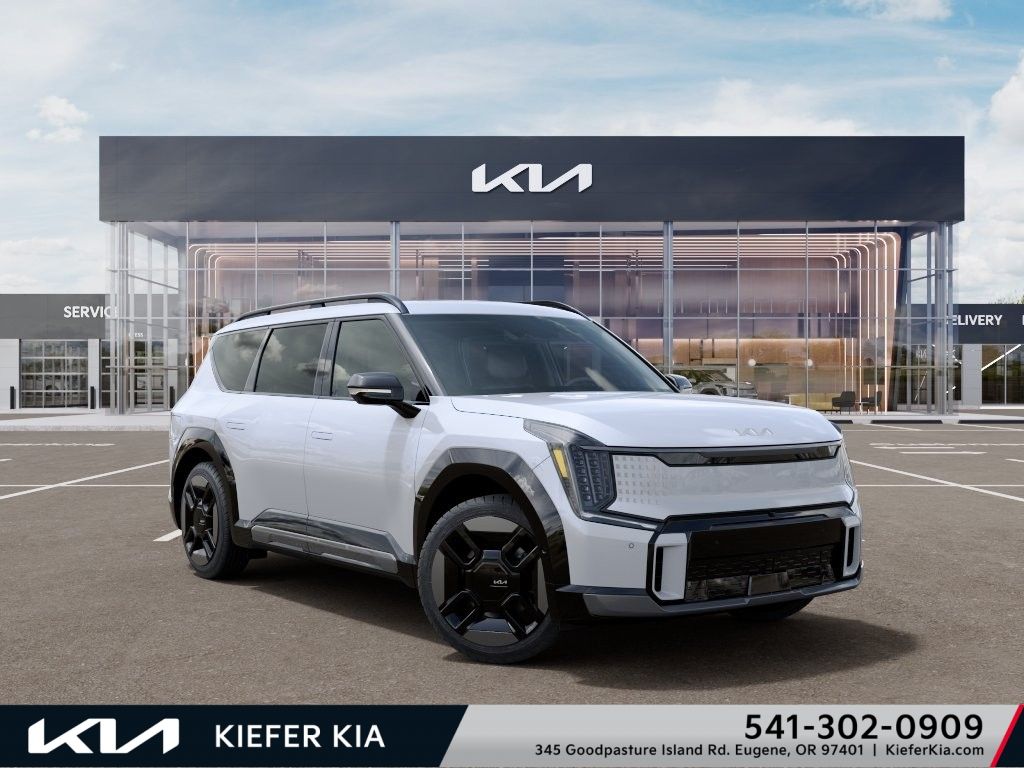 White Pearl 2026 Kia EV9 GT-Line AWD SUV / Crossover All-Wheel Drive 1-Speed Automatic