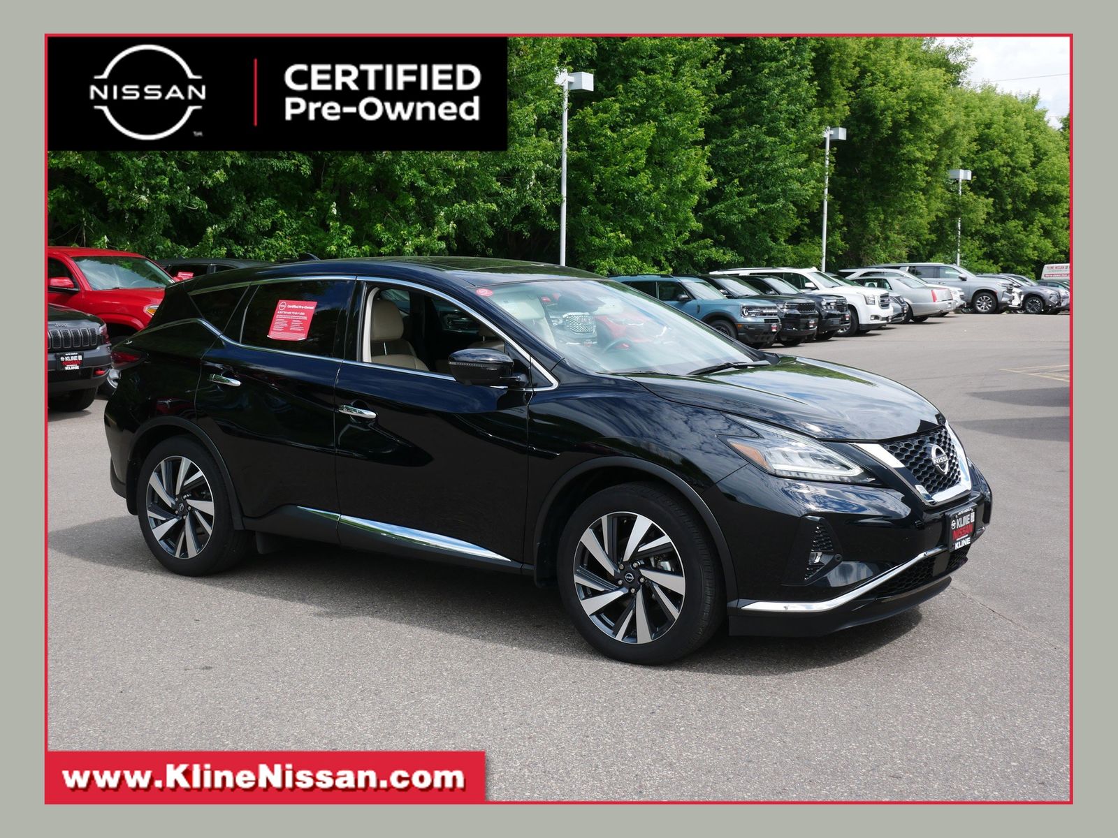 Super Black 2023 Nissan Murano SUV / Crossover All-Wheel Drive Continuously Variable Transmission