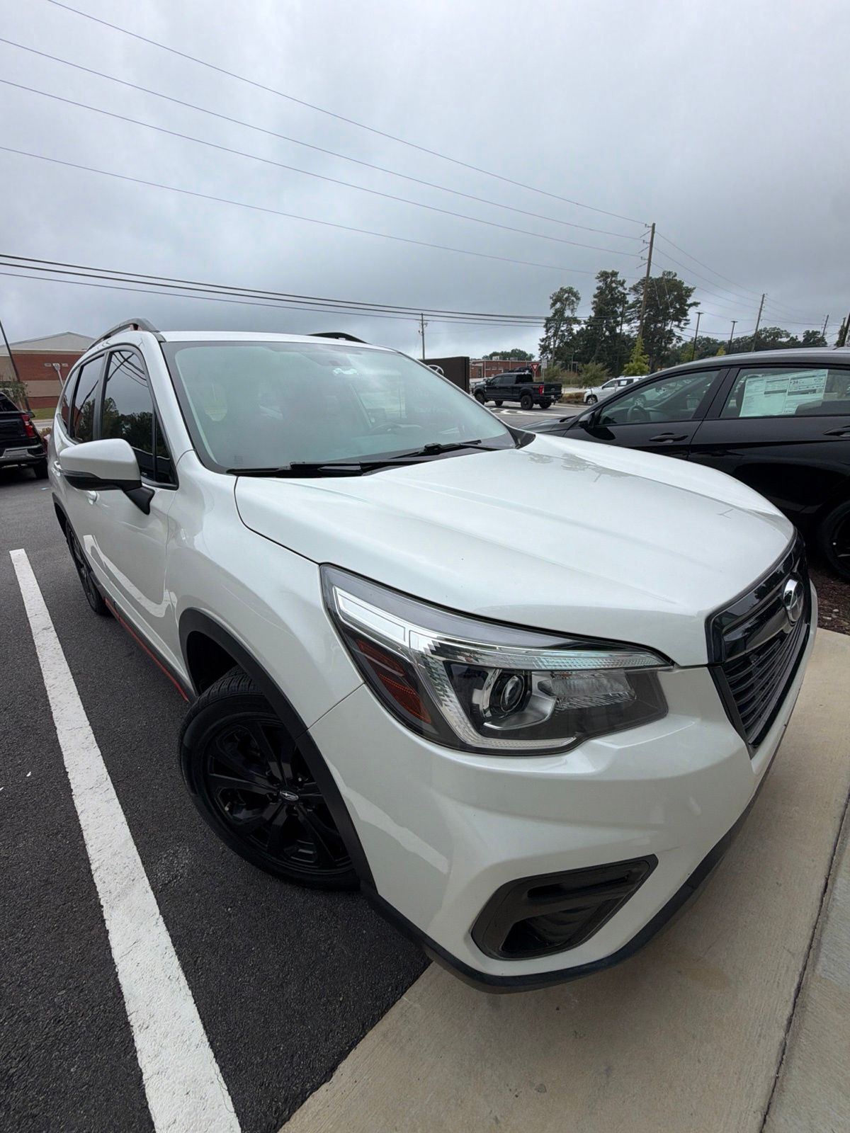 Crystal White Pearl 2020 Subaru Forester SUV / Crossover All-Wheel Drive Continuously Variable Transmission