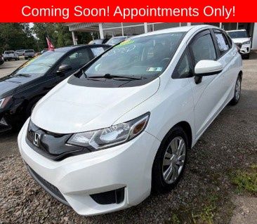 White 2017 Honda Fit Hatchback Front-Wheel Drive 6-Speed Manual