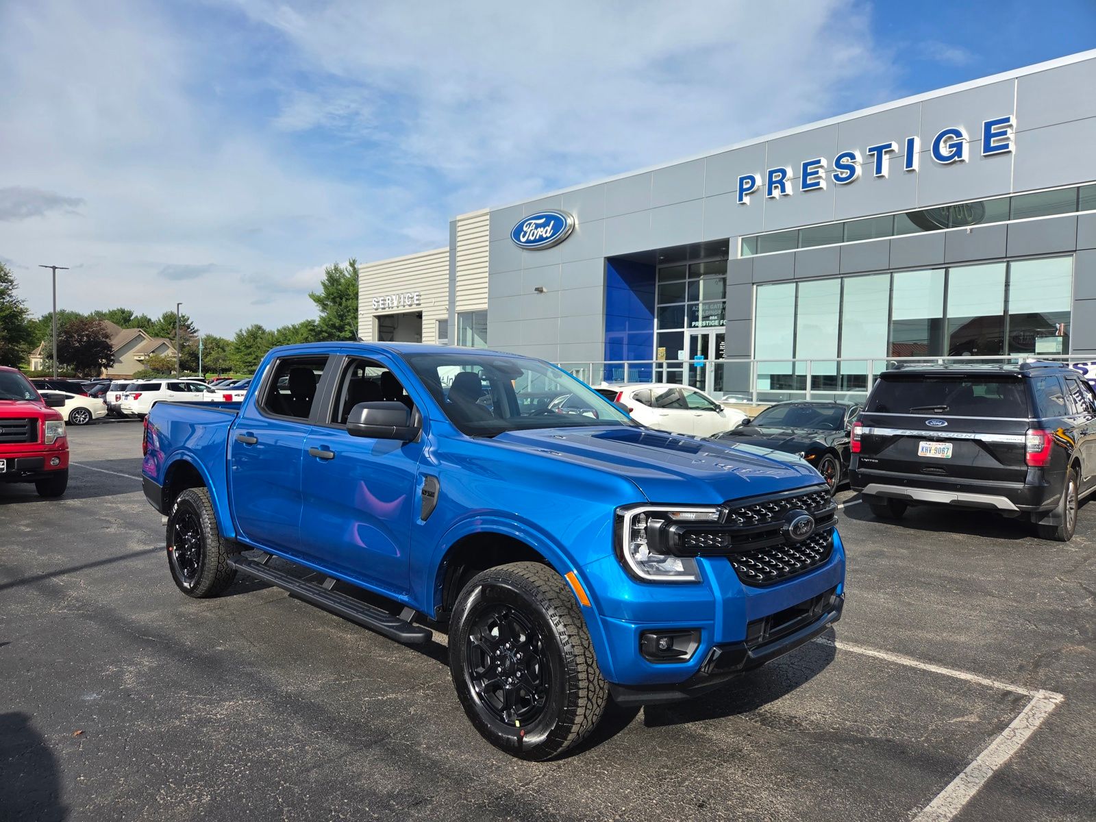 Velocity Blue Metallic 2026 Ford Ranger Pickup Truck Four-Wheel Drive Automatic