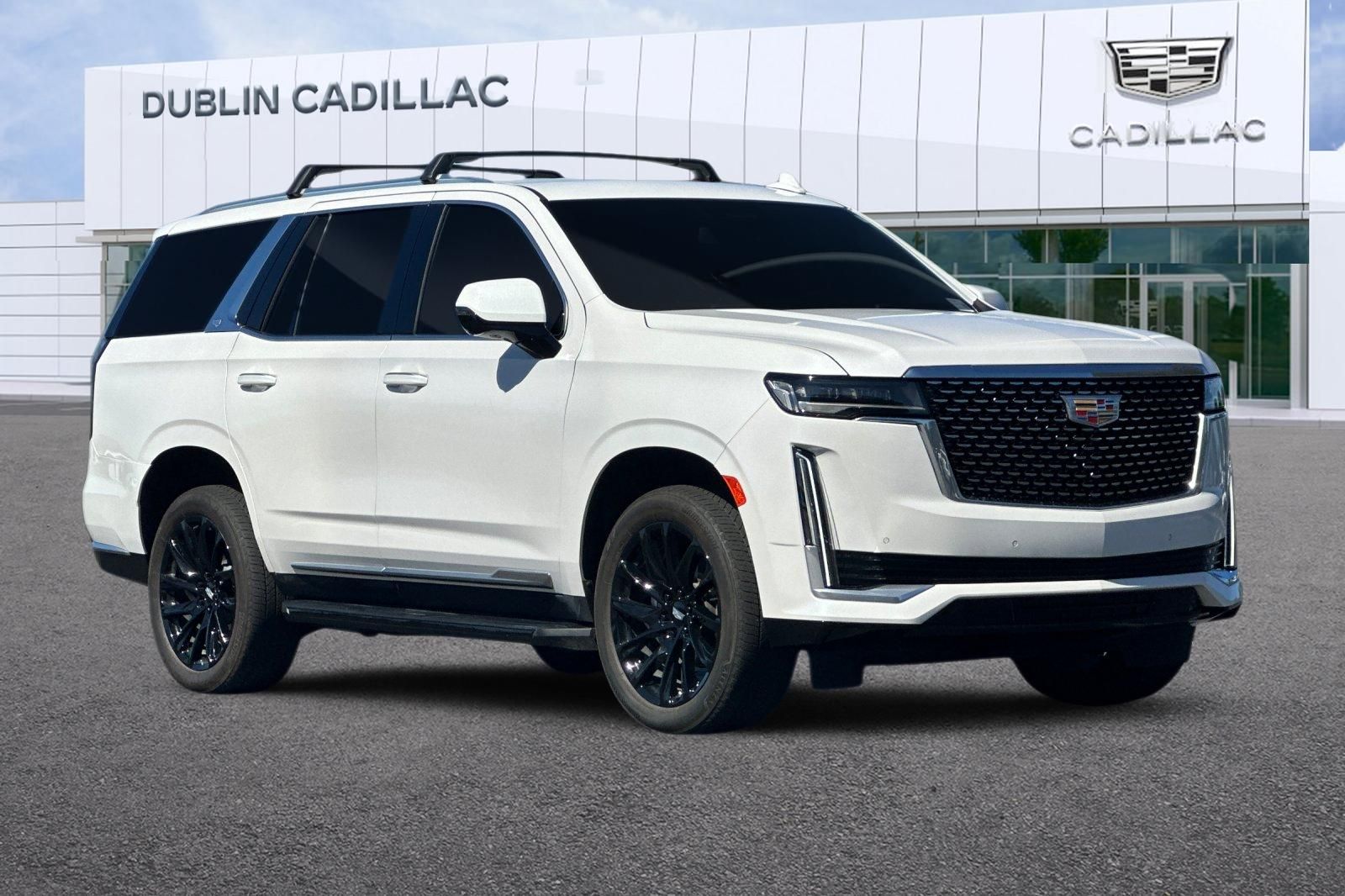 Crystal White Tricoat 2022 Cadillac Escalade SUV / Crossover Four-Wheel Drive Automatic