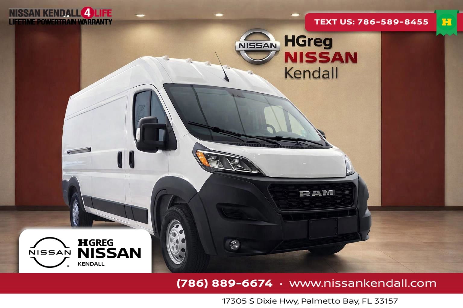 Bright White Clearcoat 2025 RAM ProMaster Van 9-Speed Automatic
