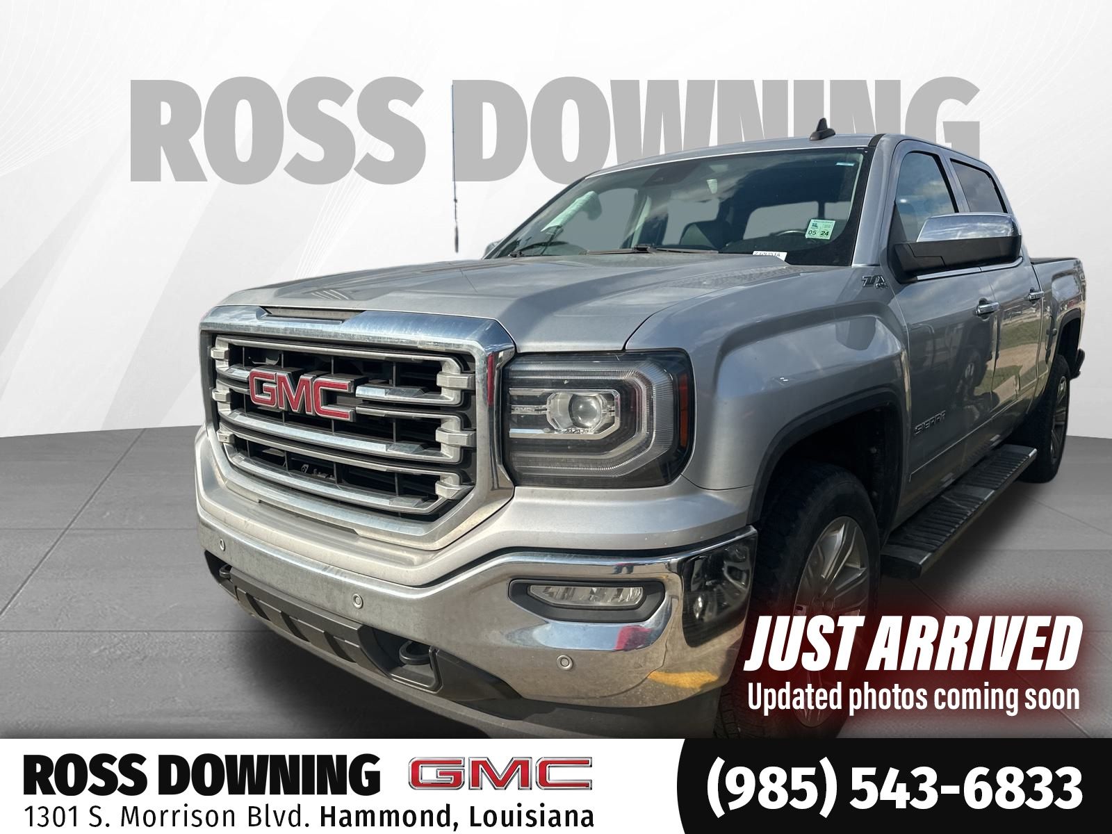 2018 GMC Sierra 1500 SLT Crew Cab 4WD