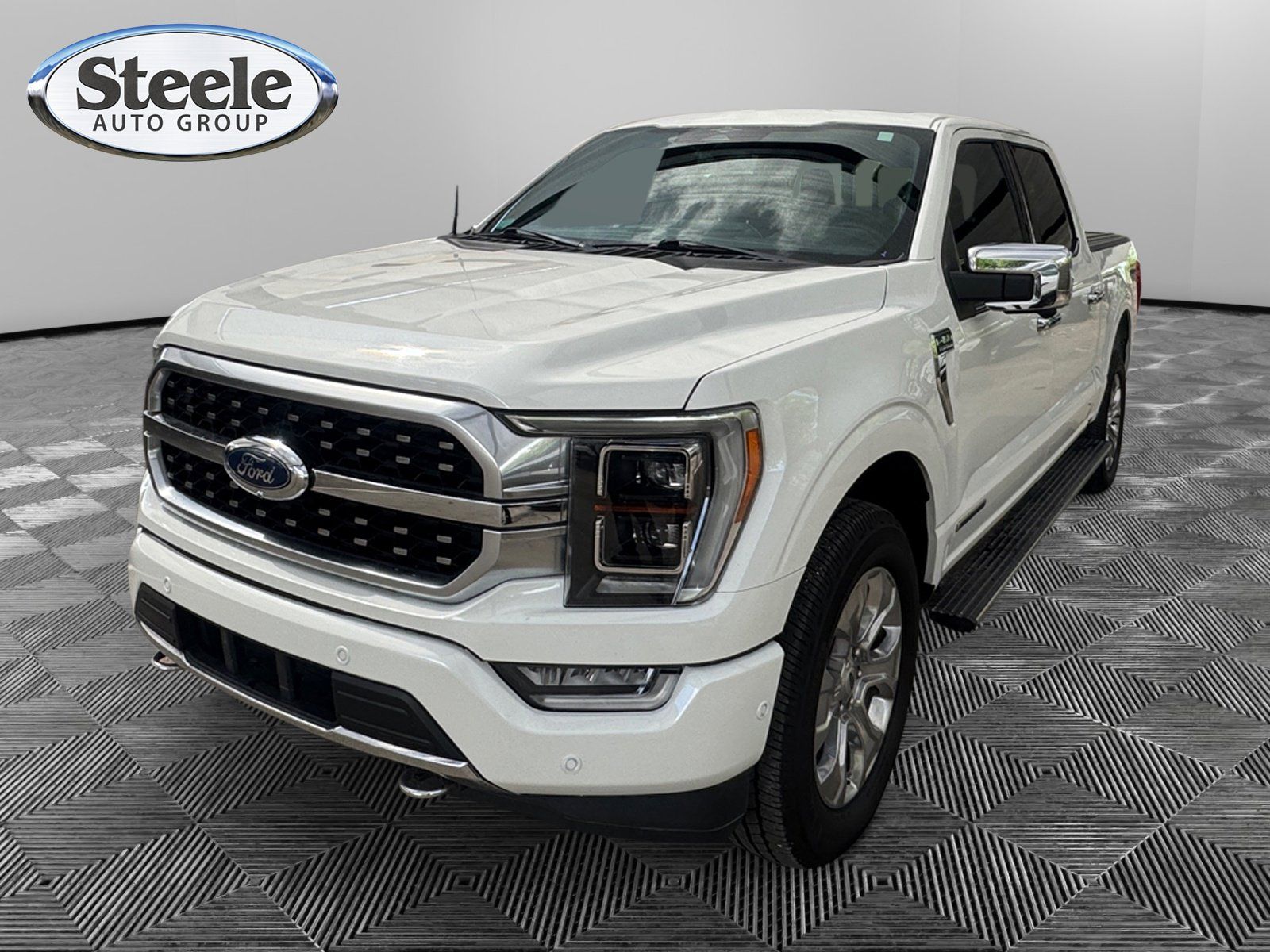 White Metallic 2023 Ford F-150 Pickup Truck Four-Wheel Drive Automatic