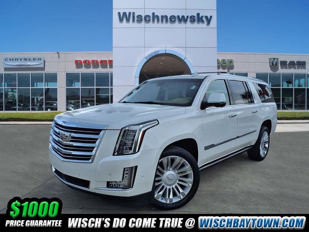 2018 Cadillac Escalade ESV Platinum Edition White at Bayway Cadillac Southwest