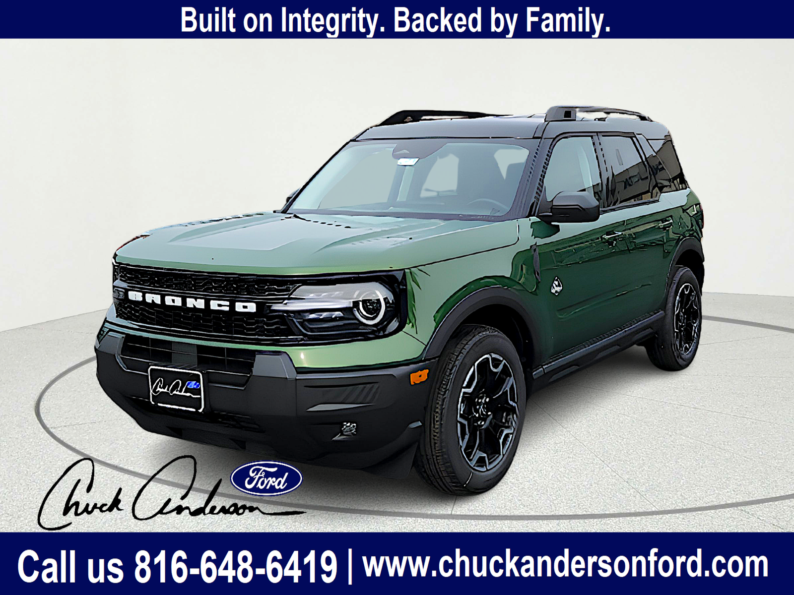 Green Metallic 2025 Ford Bronco Sport SUV / Crossover All-Wheel Drive 8-Speed Automatic
