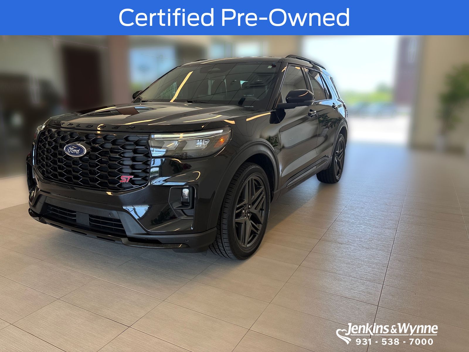 Agate Black Metallic 2025 Ford Explorer SUV / Crossover Rear-Wheel Drive Automatic