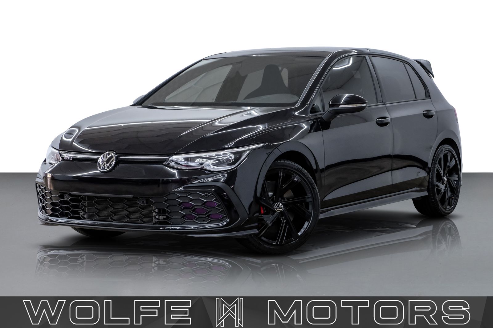 Deep Black Pearl 2023 Volkswagen Golf GTI Hatchback Front-Wheel Drive 7-Speed Dual Clutch