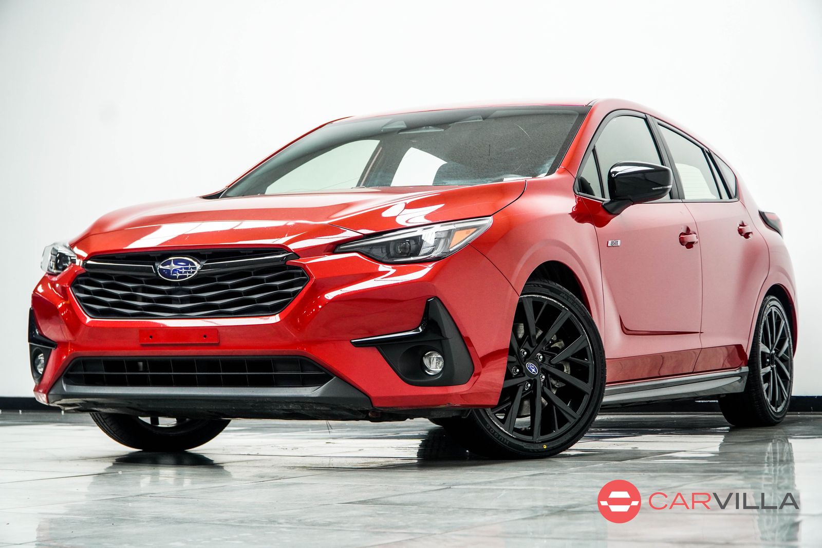 Pure Red 2024 Subaru Impreza RS AWD Wagon All-Wheel Drive Continuously Variable Transmission