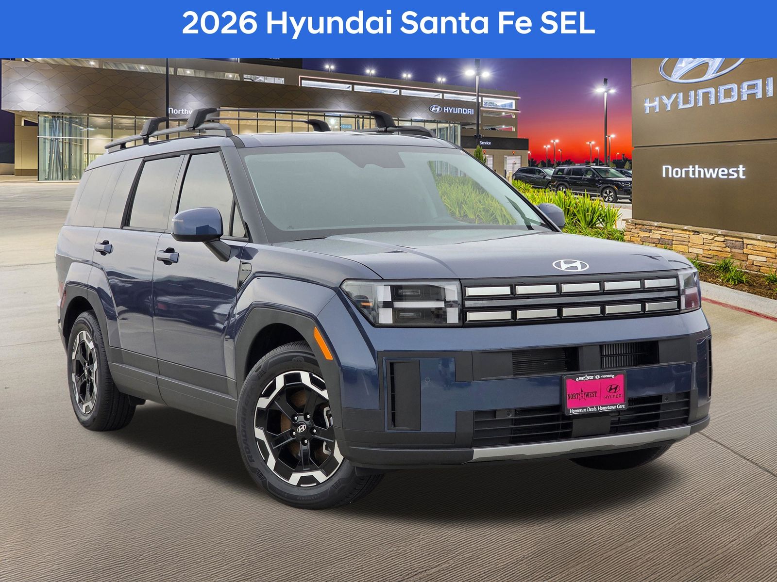 Atlantis Blue 2026 Hyundai Santa Fe SUV / Crossover Front-Wheel Drive 8-Speed Automatic