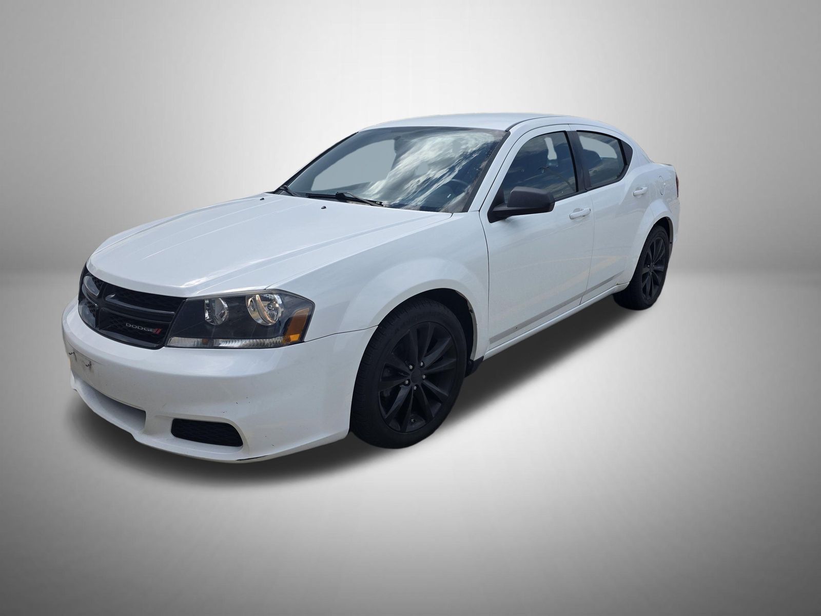 Bright White Clearcoat 2013 Dodge Avenger Sedan Front-Wheel Drive 6-Speed Automatic