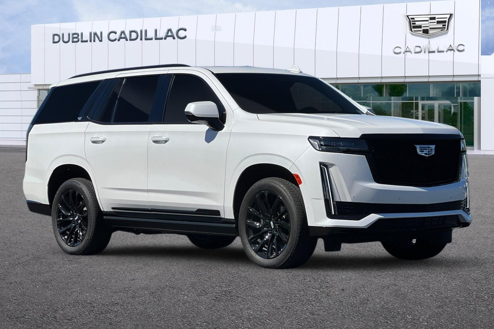 Crystal White Tricoat 2024 Cadillac Escalade SUV / Crossover Four-Wheel Drive Automatic