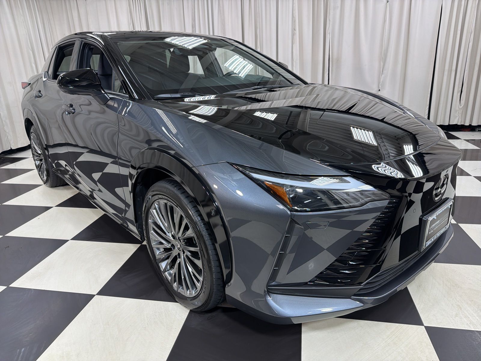 Cloudburst Gray/Black 2023 Lexus RZ 450e Luxury AWD SUV / Crossover All-Wheel Drive Automatic