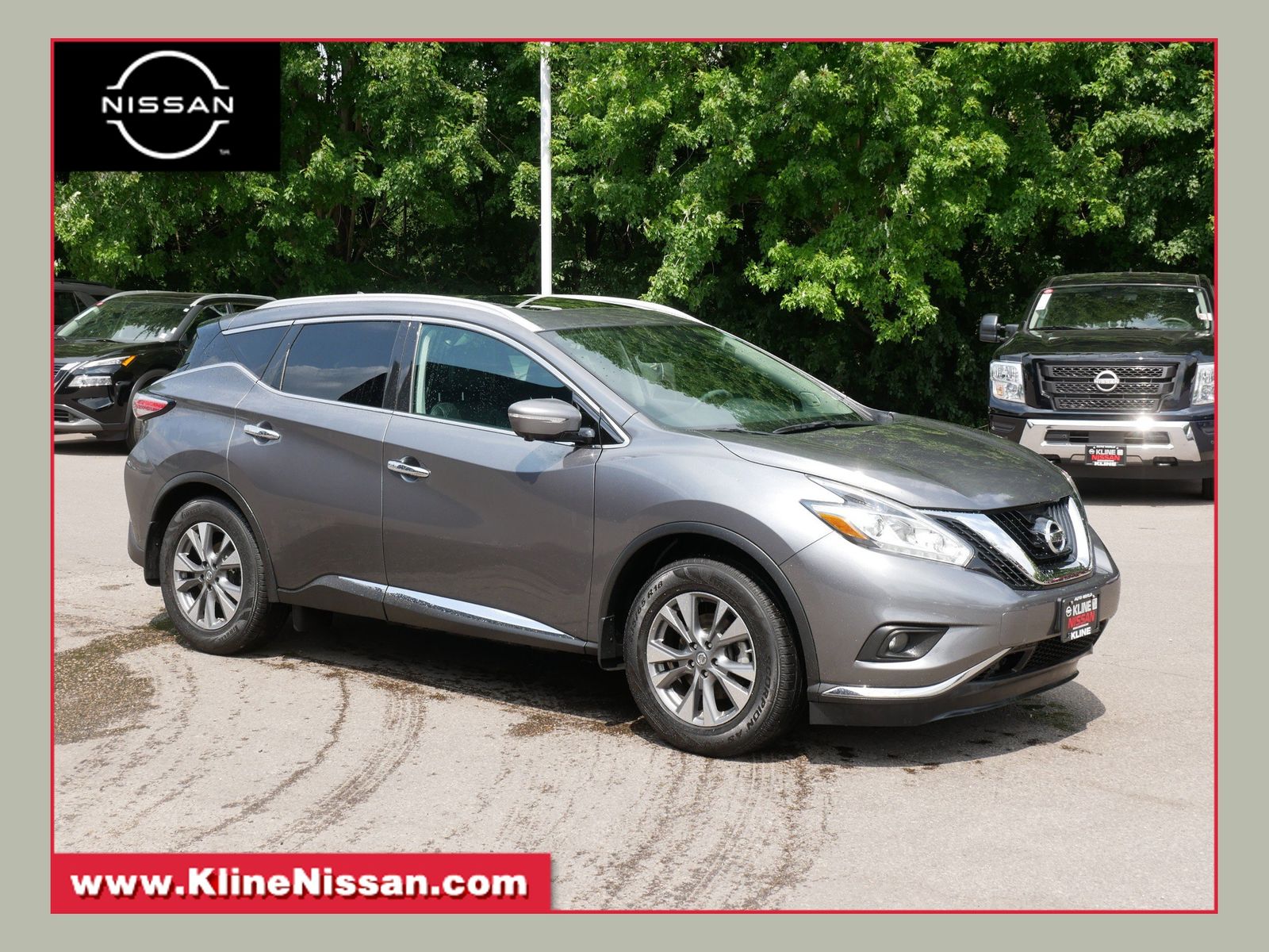 Gray (Gun Metallic) 2015 Nissan Murano SUV / Crossover All-Wheel Drive Continuously Variable Transmission