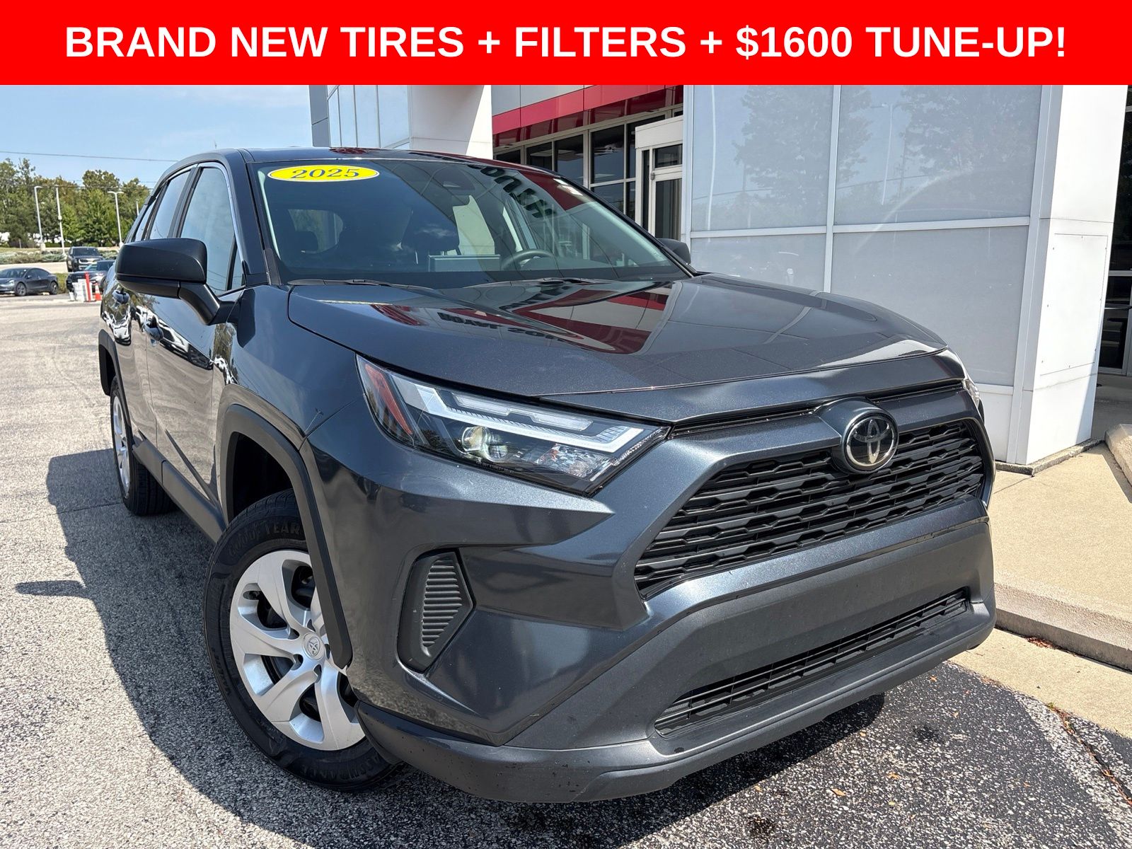 Magnetic Gray Metallic 2025 Toyota RAV4 SUV / Crossover Front-Wheel Drive 8-Speed Automatic