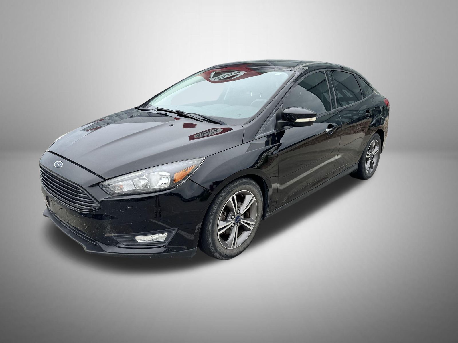 Shadow Black 2017 Ford Focus Sedan Front-Wheel Drive 6-Speed Automatic