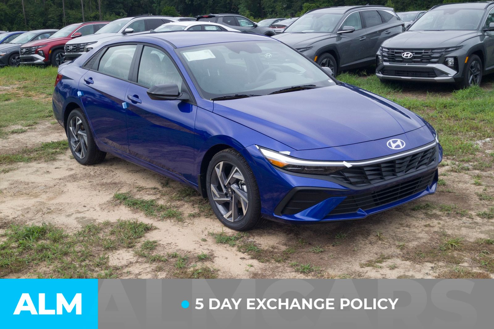 Used 2025 Intense Blue Hyundai SEL Sport image 3