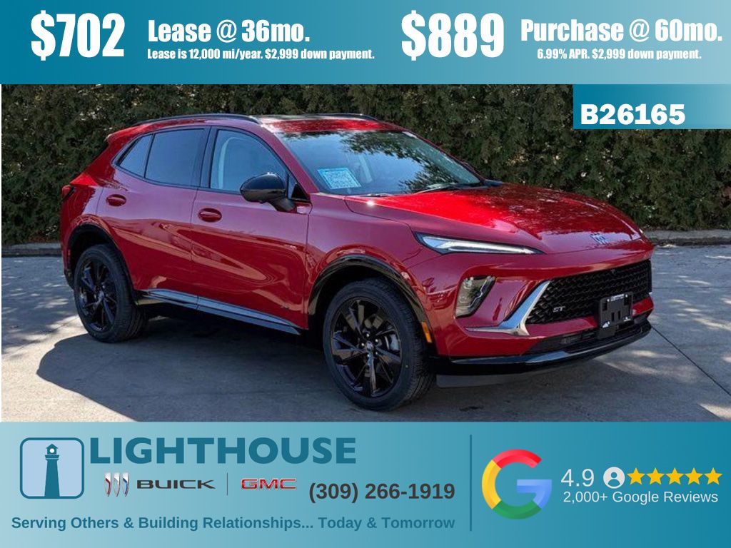Brilliant Red 2026 Buick Envision SUV / Crossover All-Wheel Drive 9-Speed Automatic