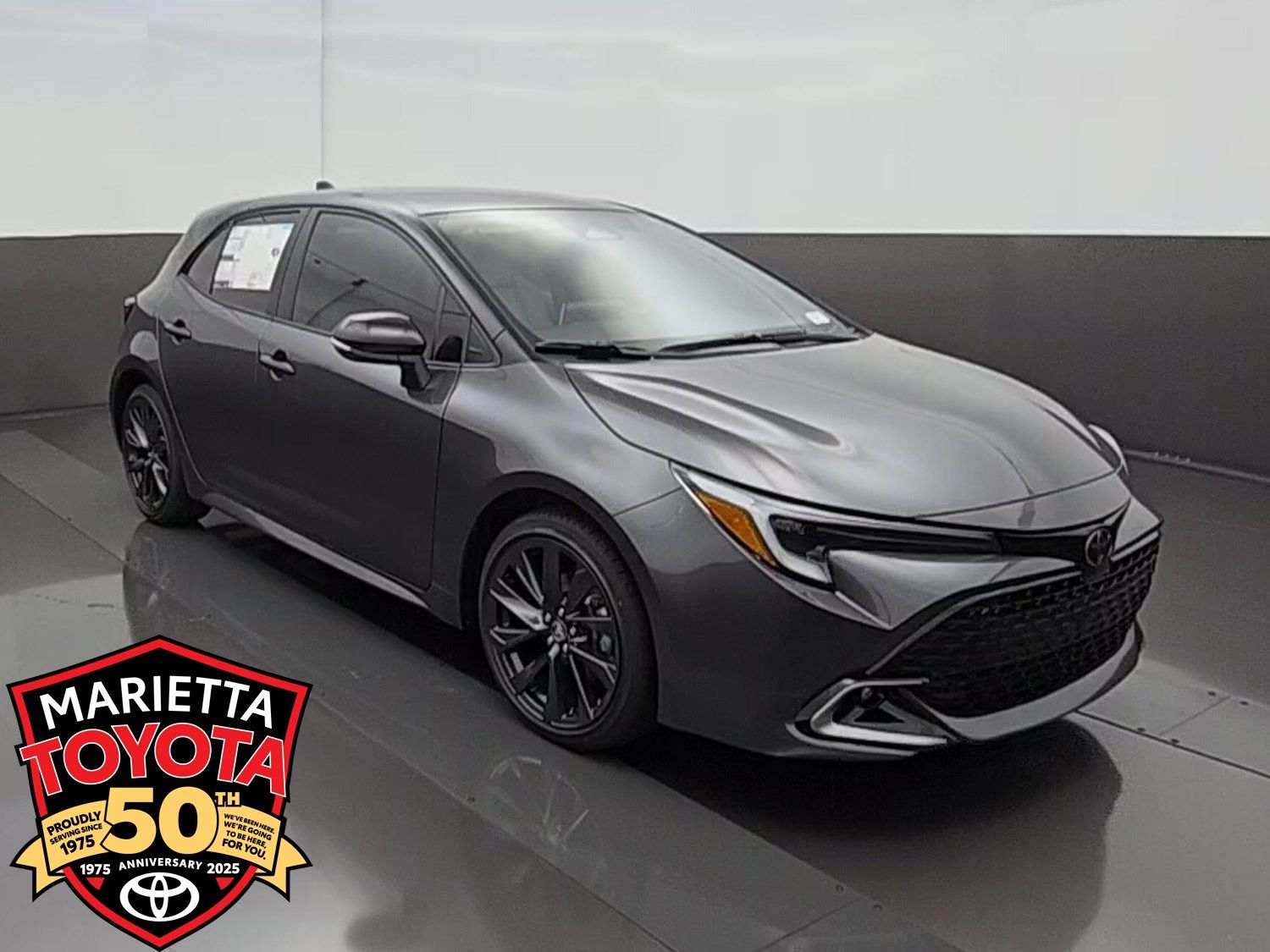 Midnight Black Metallic 2026 Toyota Corolla Hatchback Hatchback Front-Wheel Drive Continuously Variable Transmission