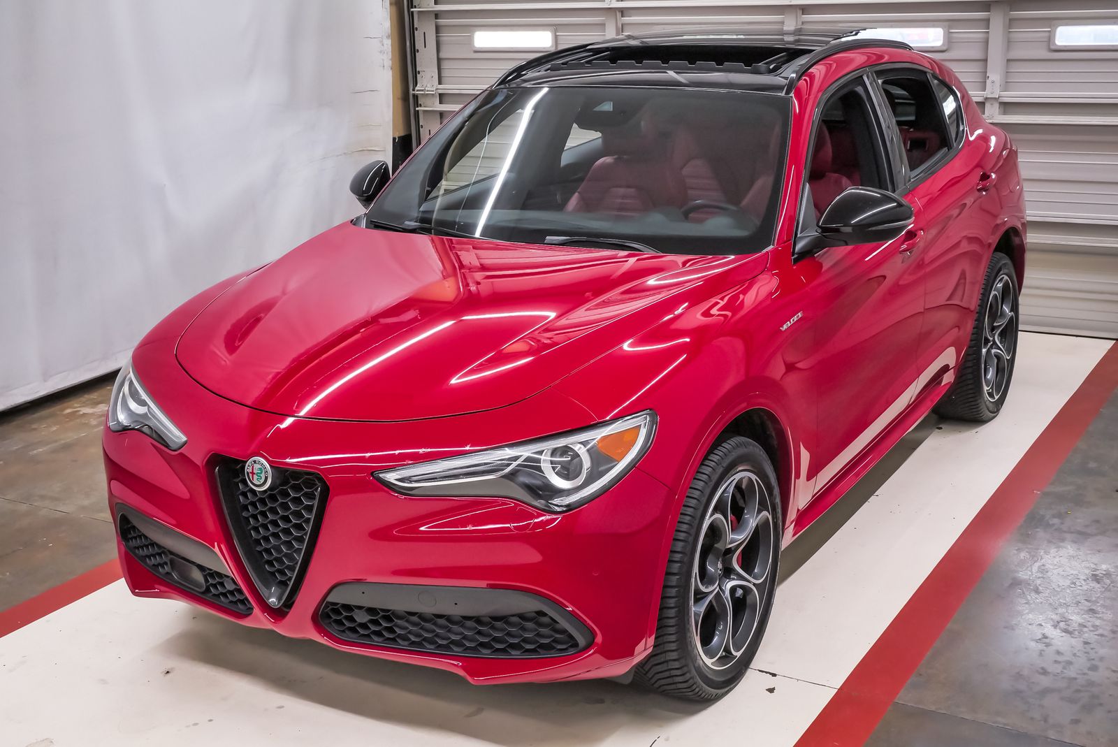 2022 Alfa Romeo Stelvio Veloce Red at Bayway Cadillac of The Woodlands