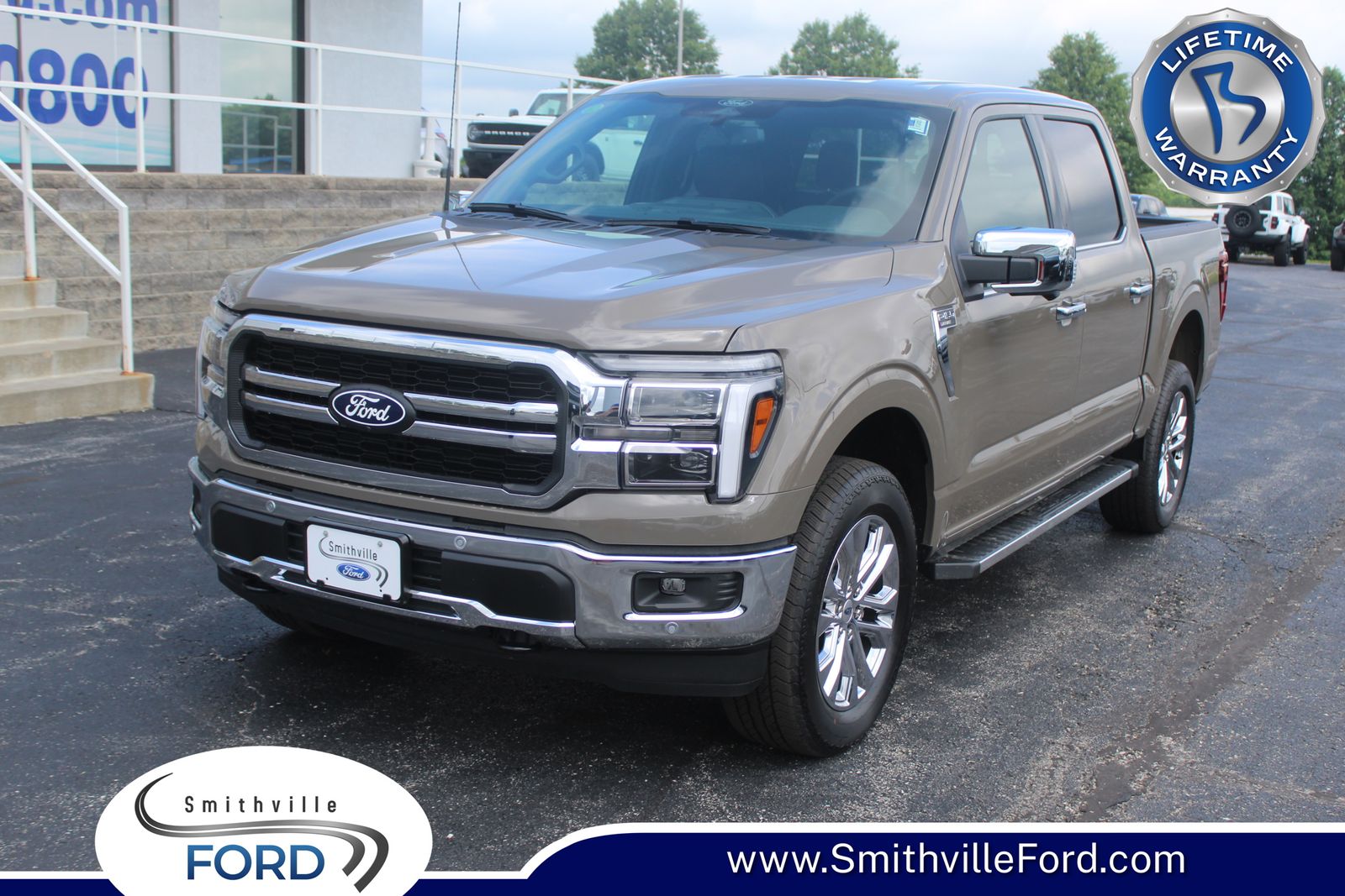 Marsh Gray 2026 Ford F-150 Lariat SuperCrew 4WD Pickup Truck Four-Wheel Drive Automatic