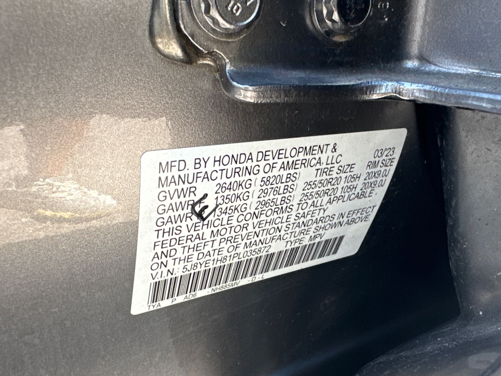 Used 2023 Gray Acura Advance image 33