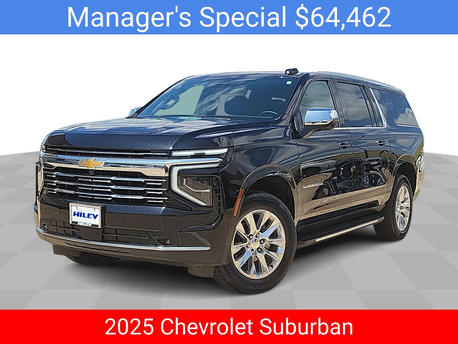 Black 2025 Chevrolet Suburban SUV / Crossover Four-Wheel Drive