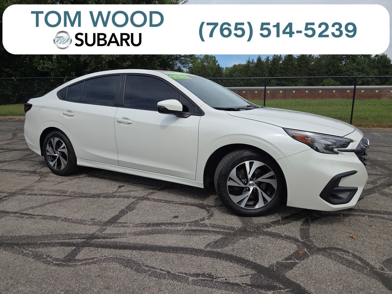 Crystal White Pearl 2025 Subaru Legacy Sedan All-Wheel Drive Continuously Variable Transmission
