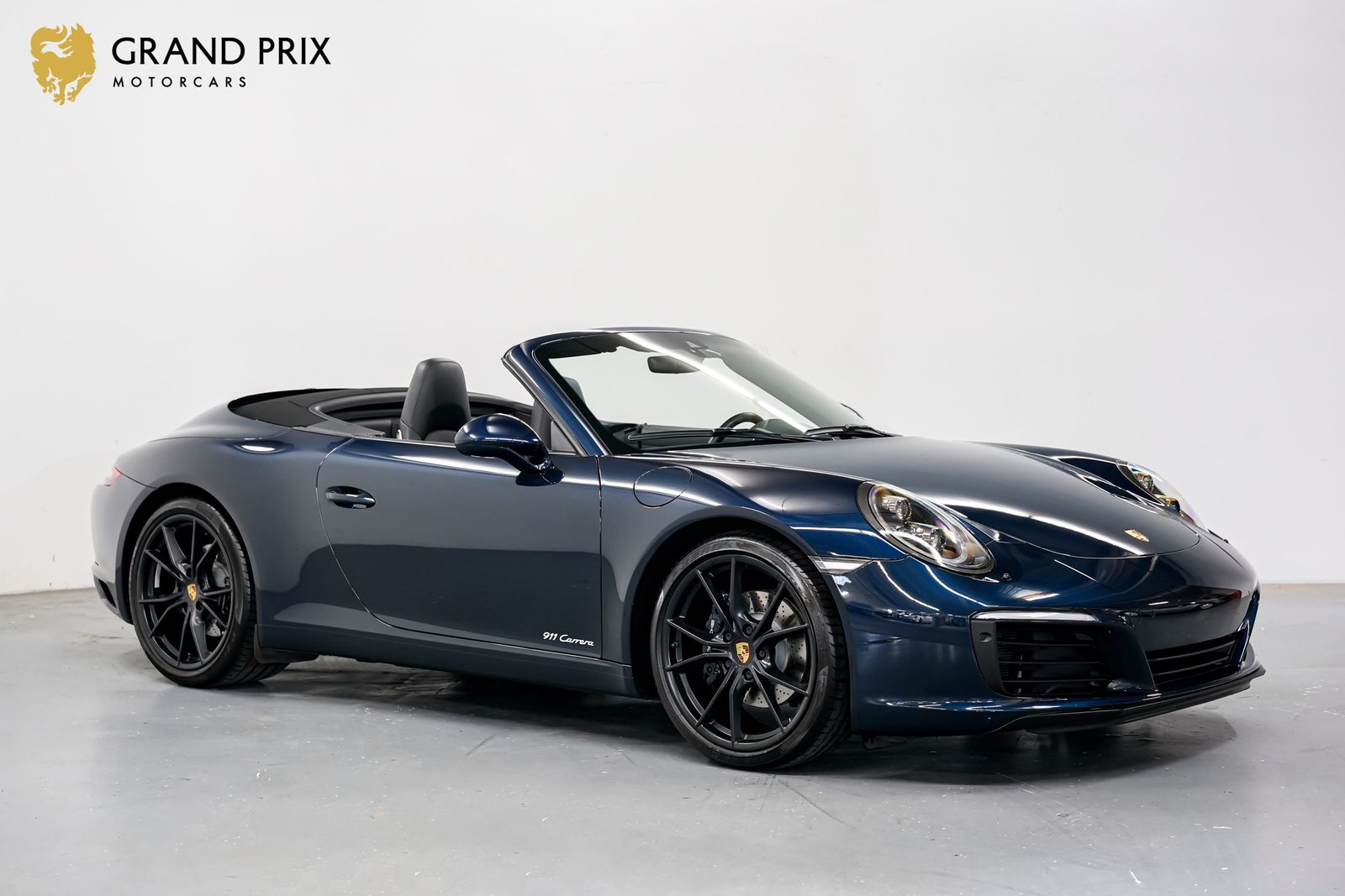 Night Blue Metallic 2017 Porsche 911 Convertible Rear-Wheel Drive 7-Speed Automatic