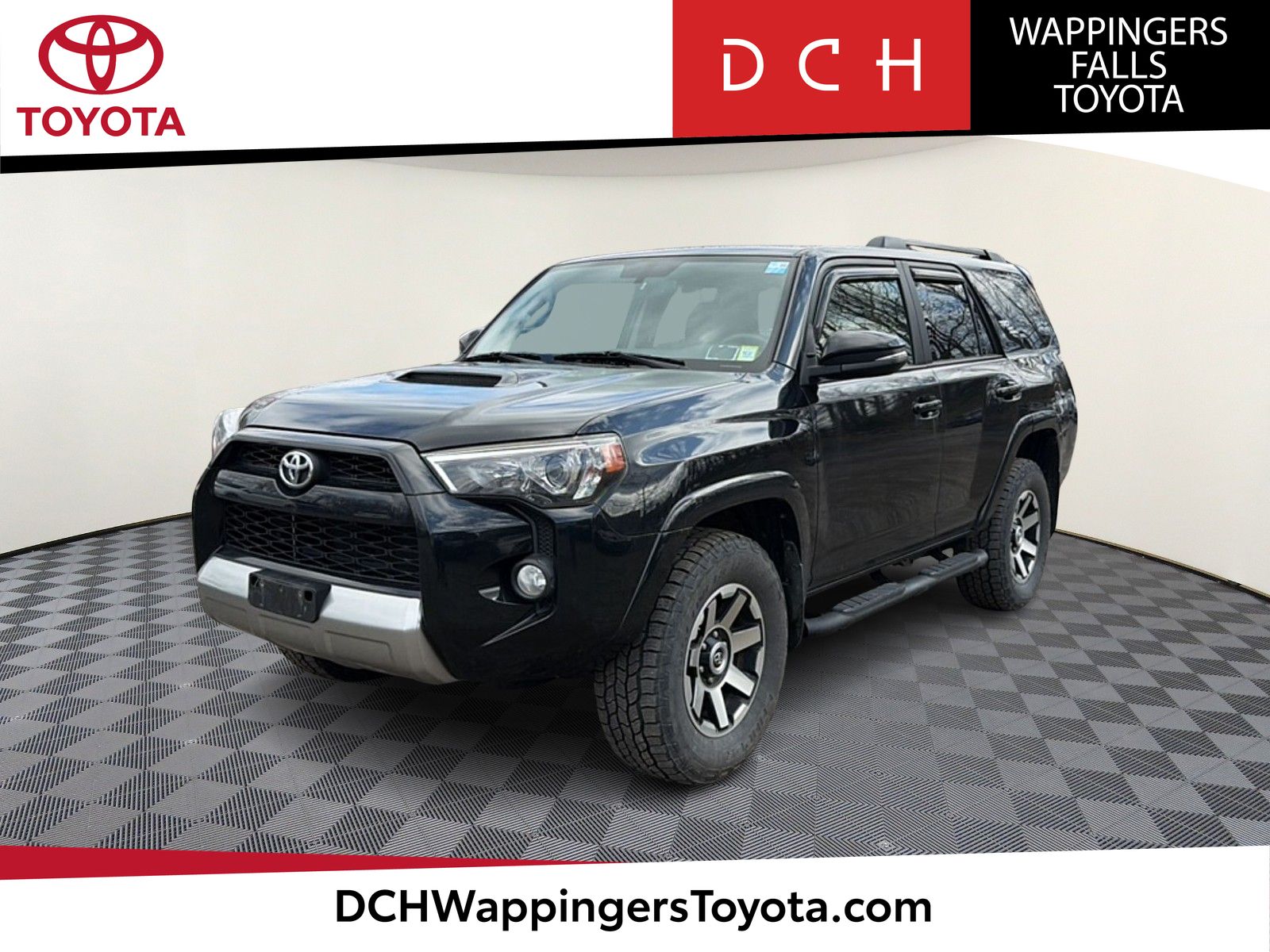 Midnight Black Metallic 2019 Toyota 4Runner TRD Off-Road Premium 4WD SUV / Crossover Four-Wheel Drive 5-Speed Automatic Overdrive