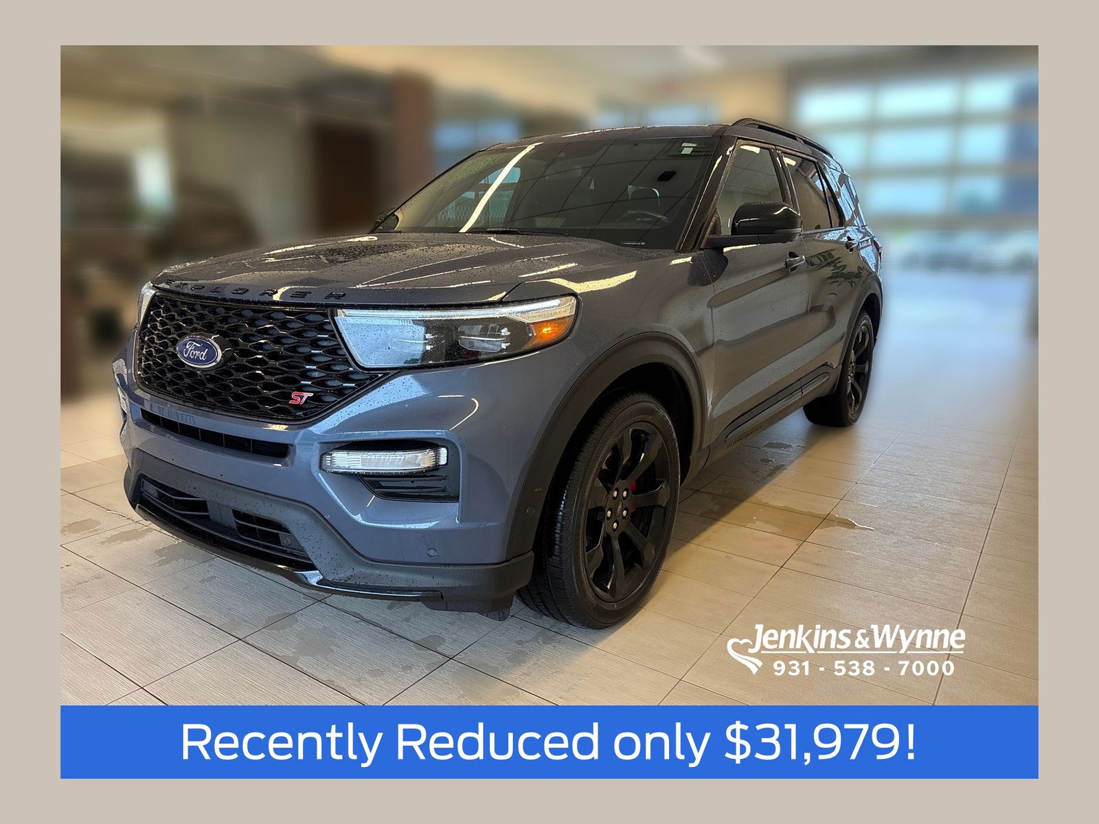 Infinite Blue Metallic Tinted Clearcoat 2021 Ford Explorer SUV / Crossover All-Wheel Drive Automatic