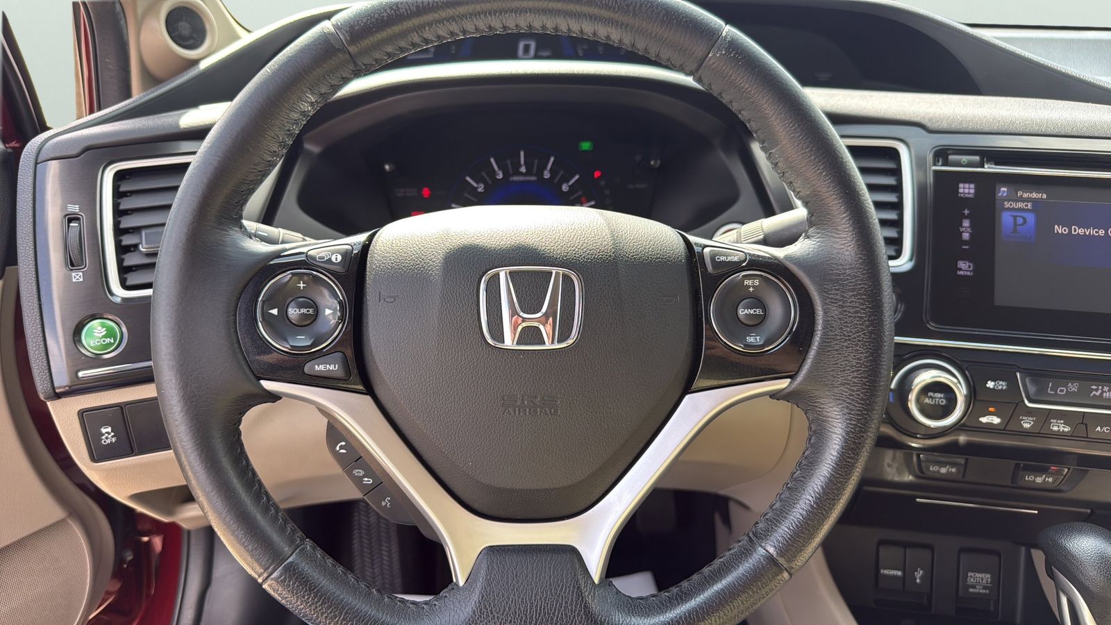 Used Car 2015 Honda Civic  Ex-l For Sale Under $10,000 In Austin, Texas