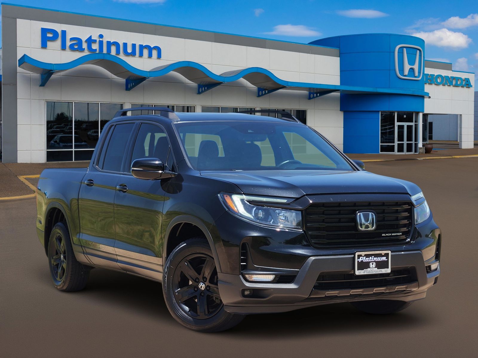 Black 2023 Honda Ridgeline Pickup Truck All-Wheel Drive 9-Speed Automatic