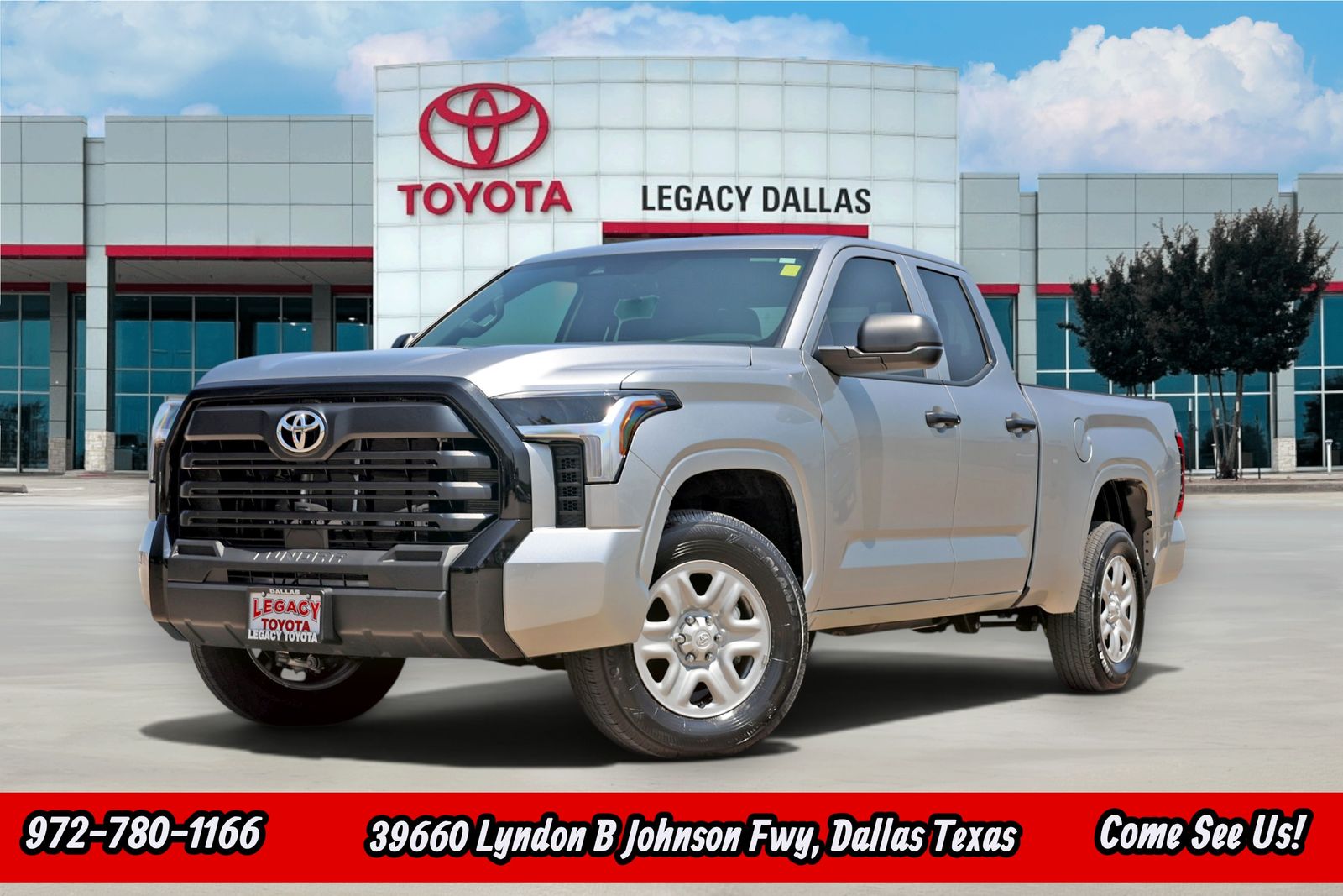 Celestial Silver Metallic 2026 Toyota Tundra Pickup Truck Four-Wheel Drive Automatic