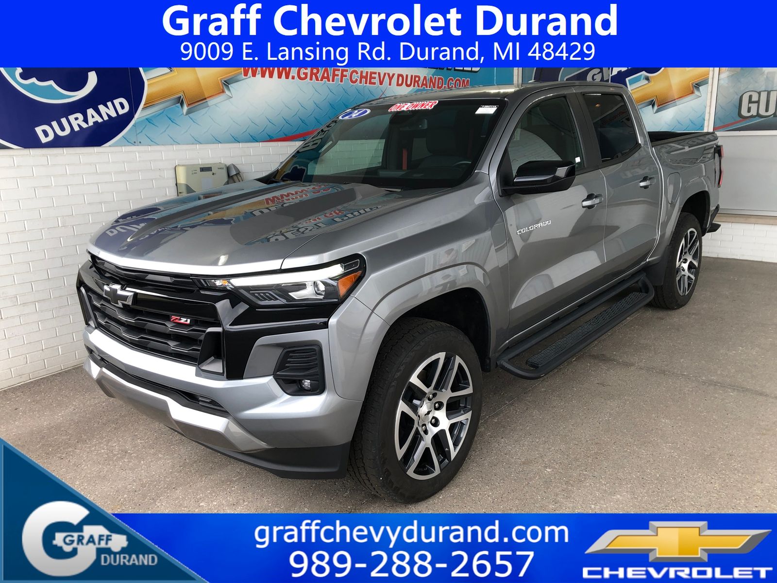 Sterling Gray Metallic 2024 Chevrolet Colorado Pickup Truck Four-Wheel Drive 8-Speed Automatic