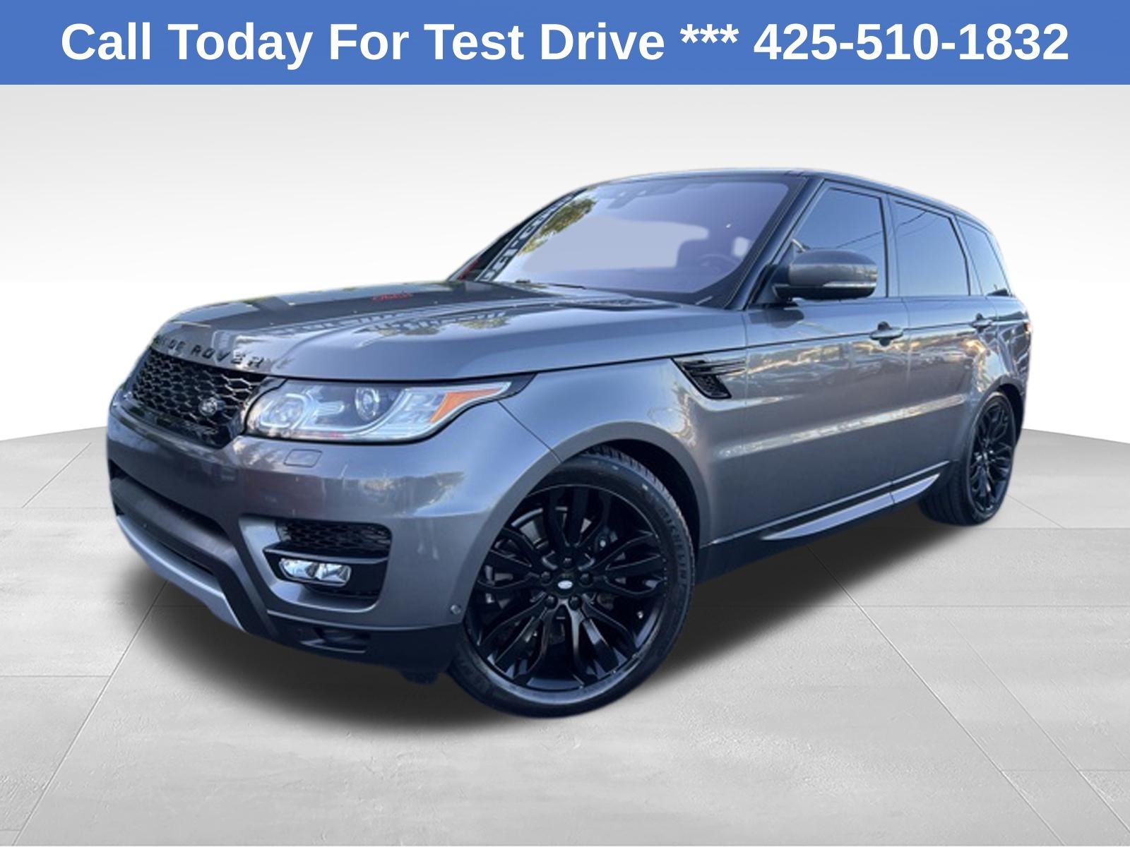 Gray 2017 Land Rover Range Rover Sport SUV / Crossover All-Wheel Drive 8-Speed Automatic
