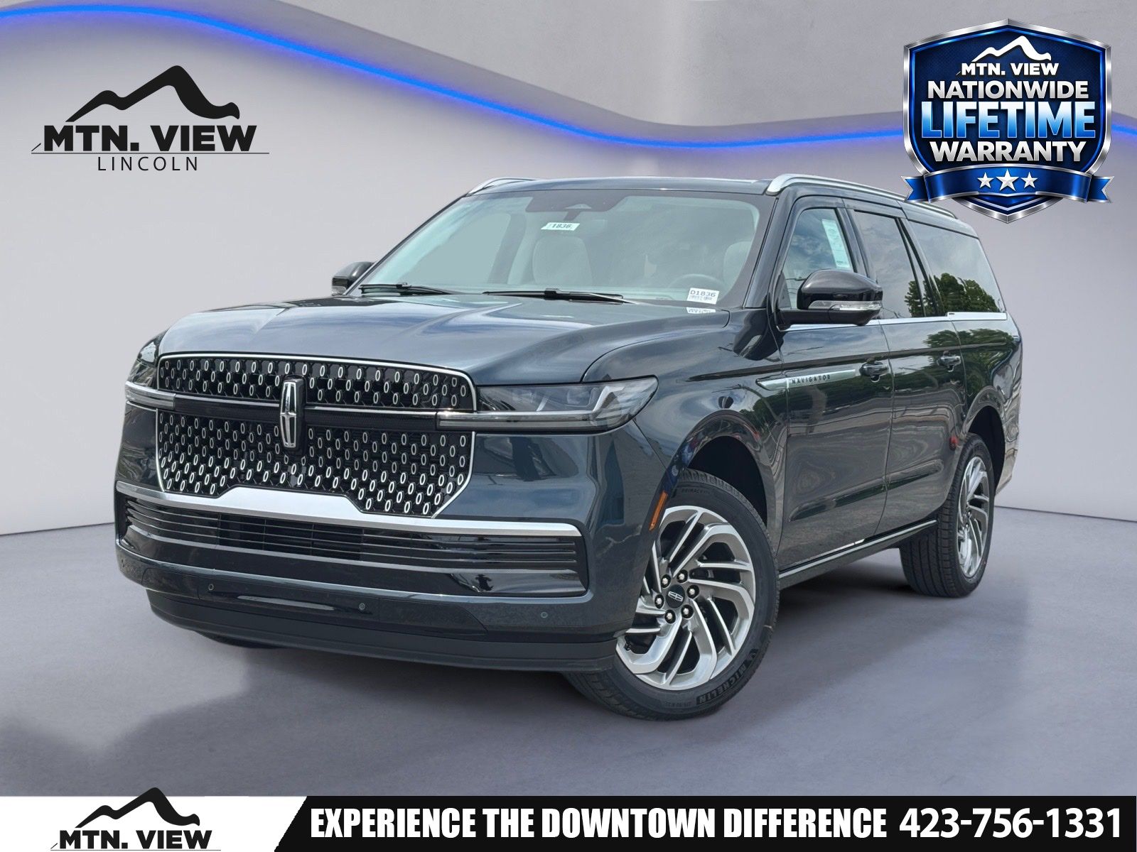 Blue Metallic 2026 Lincoln Navigator L Reserve 4WD SUV / Crossover Four-Wheel Drive Automatic