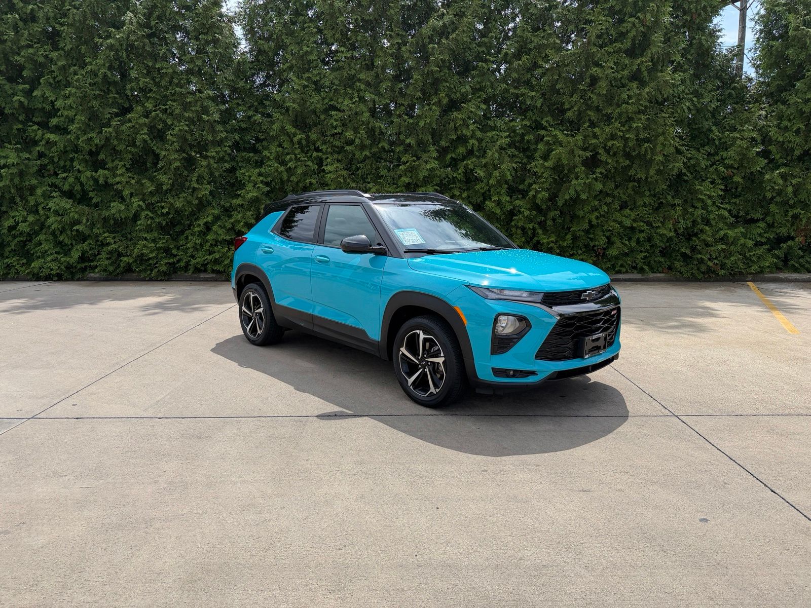 Oasis Blue 2022 Chevrolet Trailblazer SUV / Crossover Four-Wheel Drive 9-Speed Automatic
