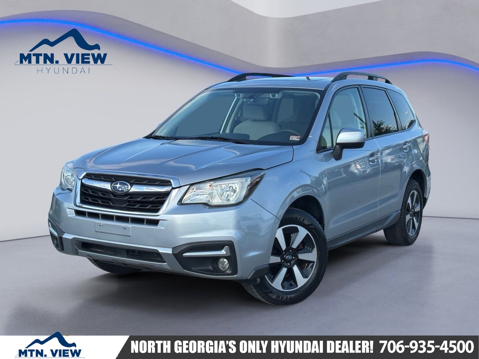 Ice Silver Metallic 2017 Subaru Forester SUV / Crossover All-Wheel Drive Continuously Variable Transmission