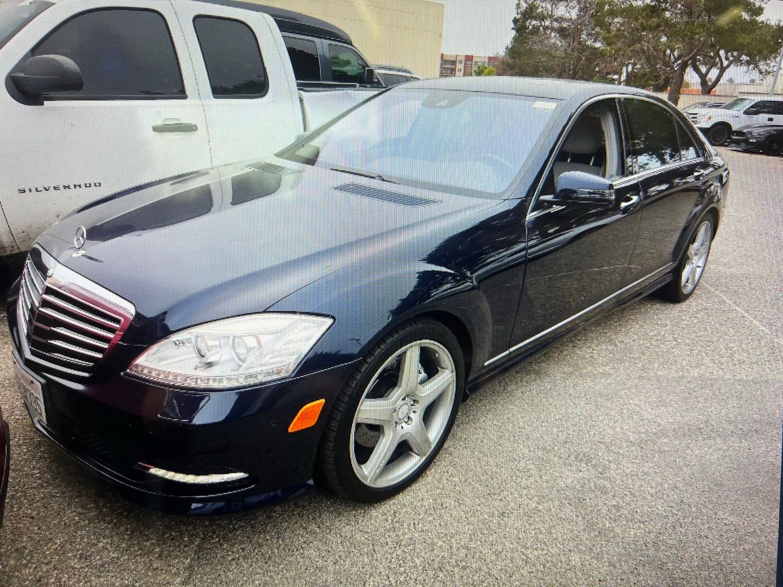 Blue 2013 Mercedes-Benz S-Class S 550 Sedan Rear-Wheel Drive 7-Speed Automatic