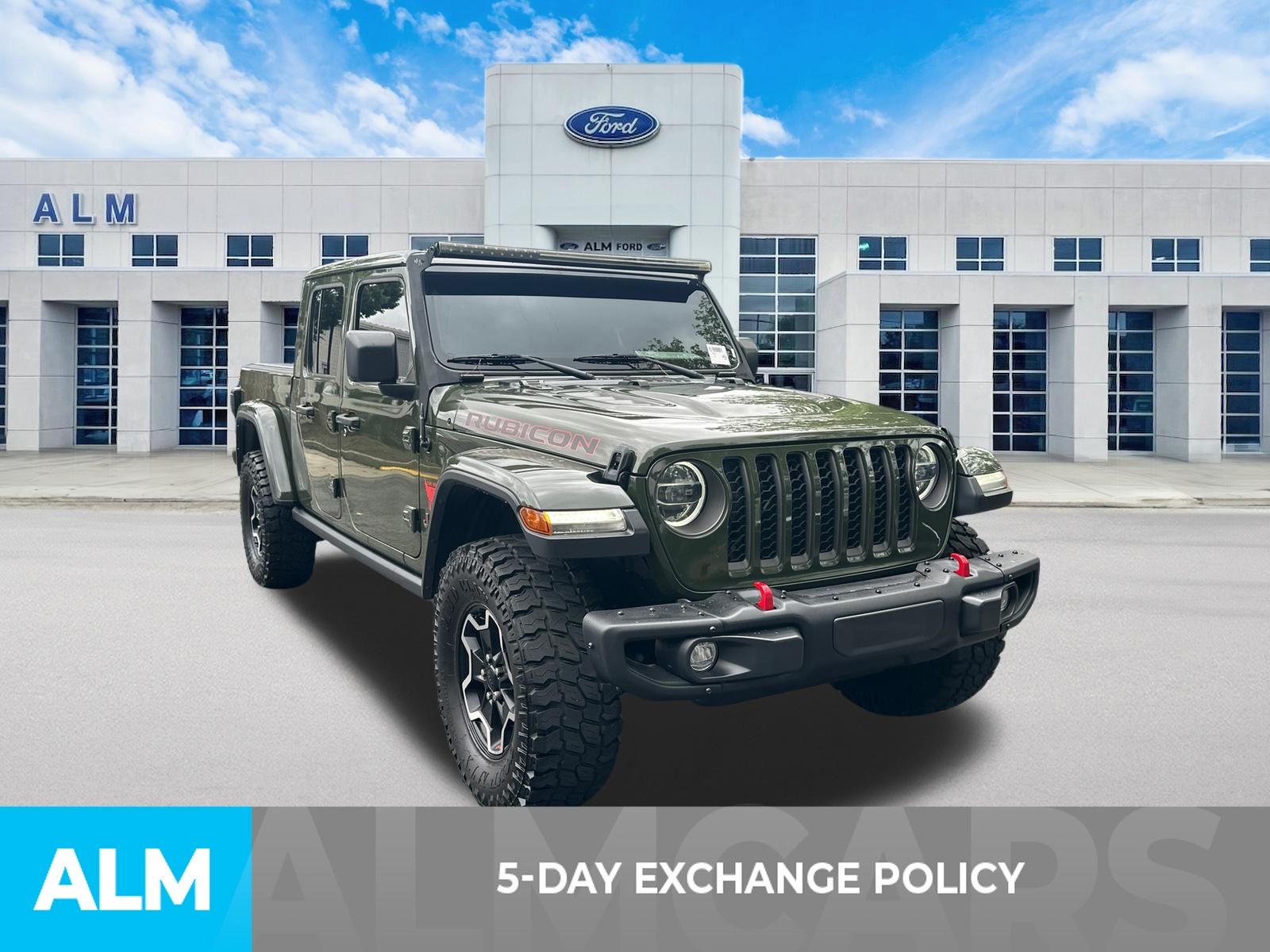 Used 2022 Green Jeep Rubicon image 3