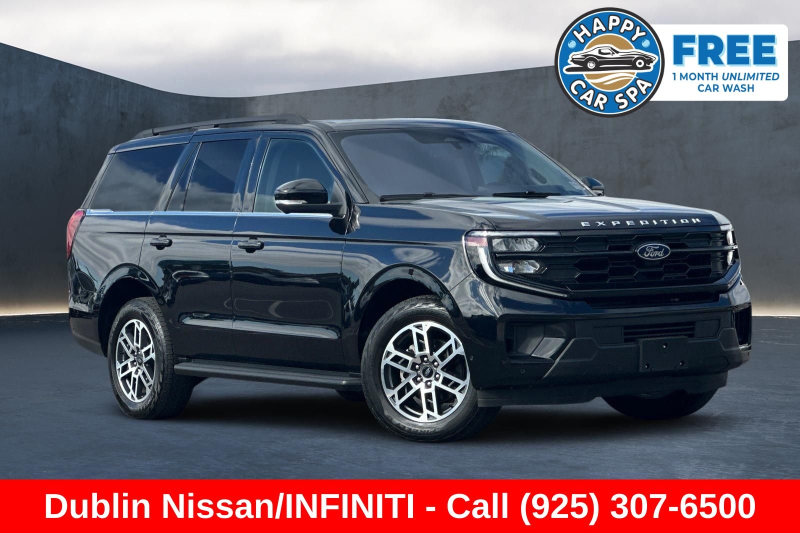 Agate Black Metallic 2025 Ford Expedition SUV / Crossover Four-Wheel Drive Automatic
