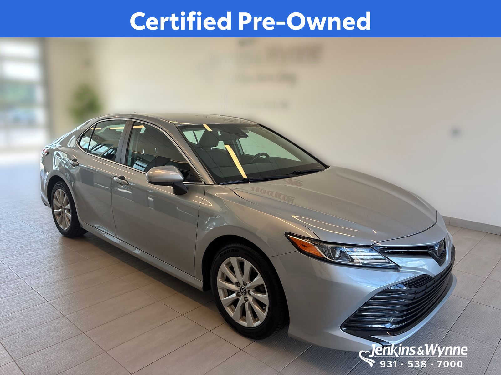 Celestial Silver Metallic 2019 Toyota Camry Sedan Front-Wheel Drive 8-Speed Automatic