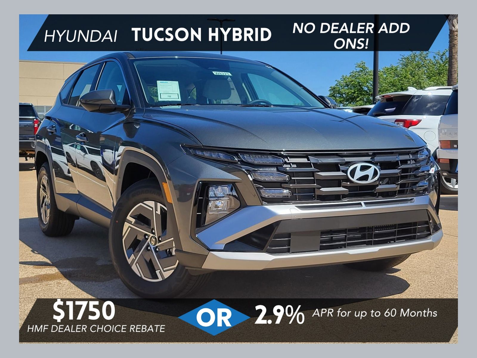 Amazon Gray 2026 Hyundai Tucson Hybrid SUV / Crossover All-Wheel Drive 6-Speed Automatic