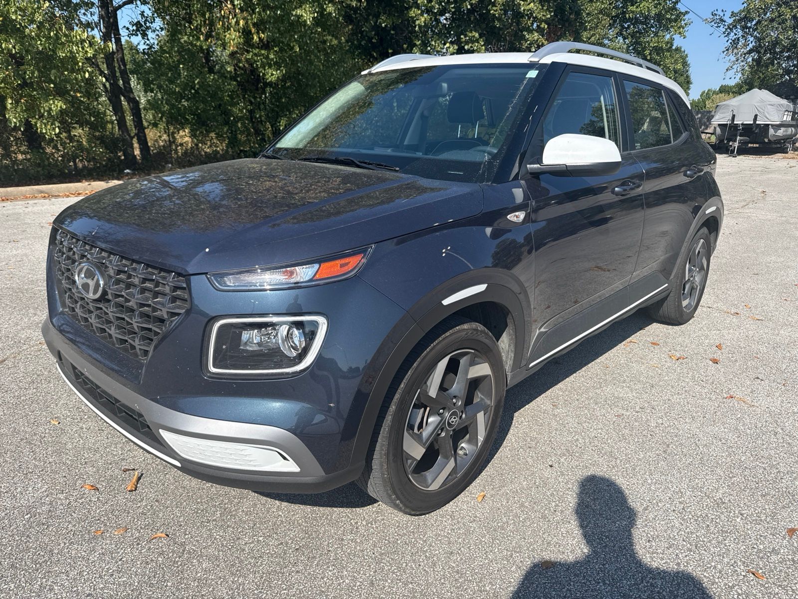Denim w/White Roof 2025 Hyundai Venue SUV / Crossover Front-Wheel Drive Continuously Variable Transmission