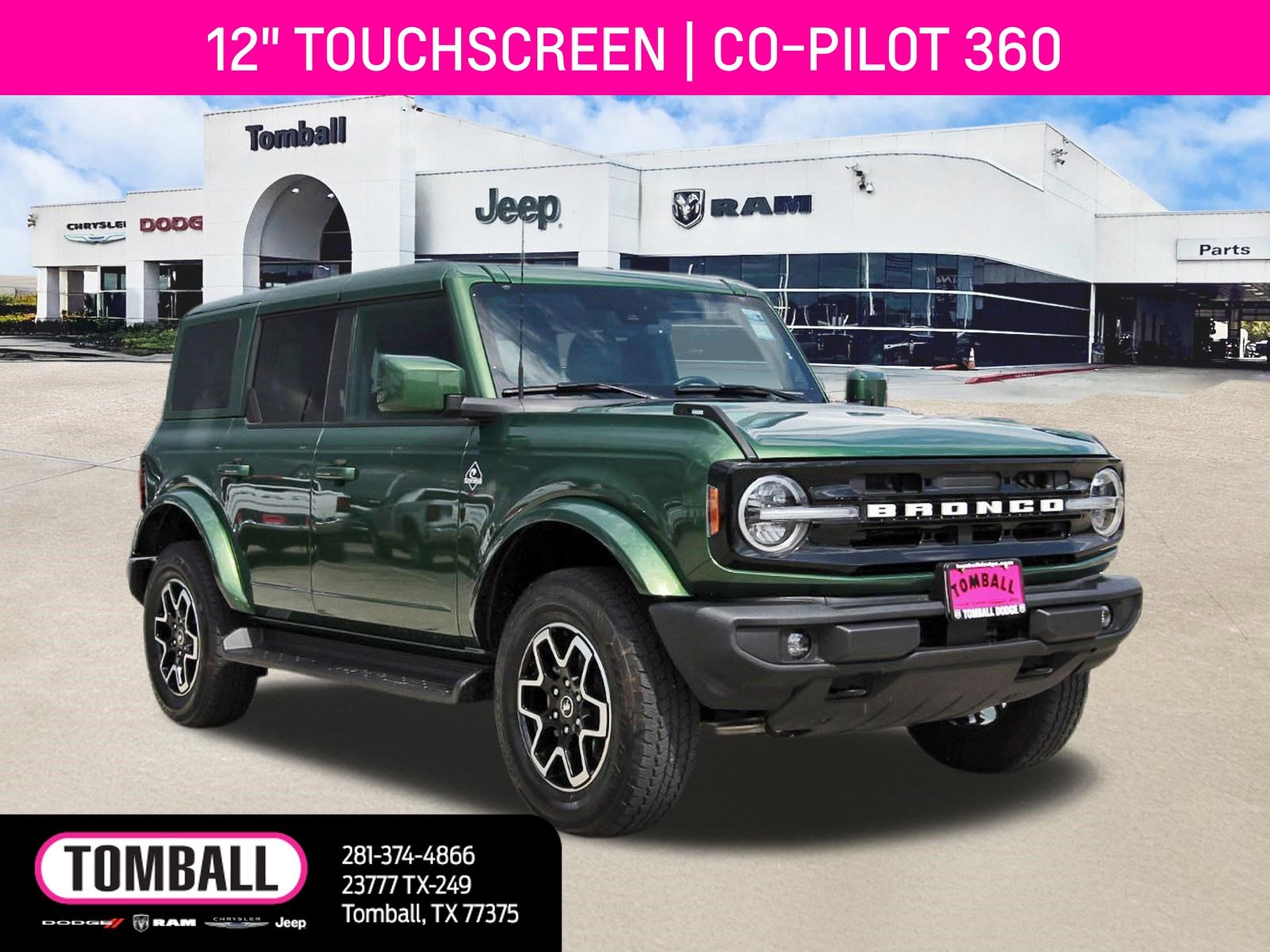 Eruption Green Metallic 2025 Ford Bronco SUV / Crossover Four-Wheel Drive Automatic