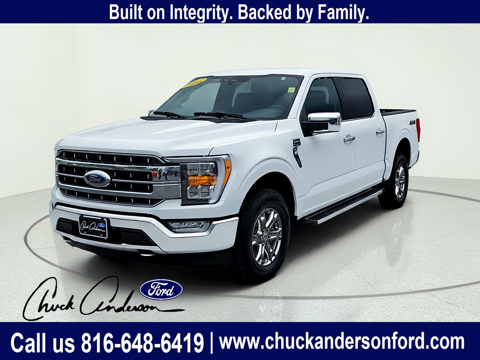 Oxford White 2023 Ford F-150 Pickup Truck Four-Wheel Drive Automatic